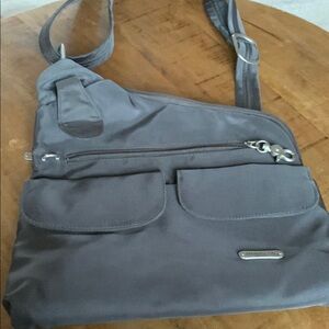COPY - Travelon Gray Messenger Bag with Adjustable Strap and Durable Design